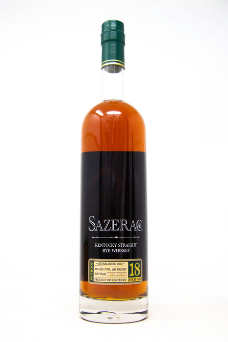 2022 Sazerac 18 Year Old Straight Rye Whiskey 750ml