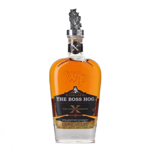 2023 WhistlePig The Boss Hog X The 10 Commandments Straight Rye 750ml