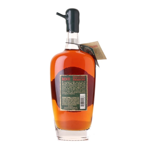 2024 Michter's 10 Year Old Single Barrel Straight Rye Whiskey 750ml Back