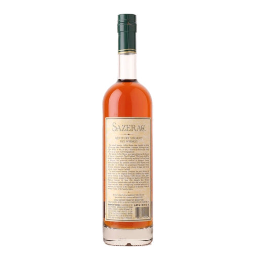 2024 Sazerac 18 Year Old Straight Rye Whiskey 750ml Back