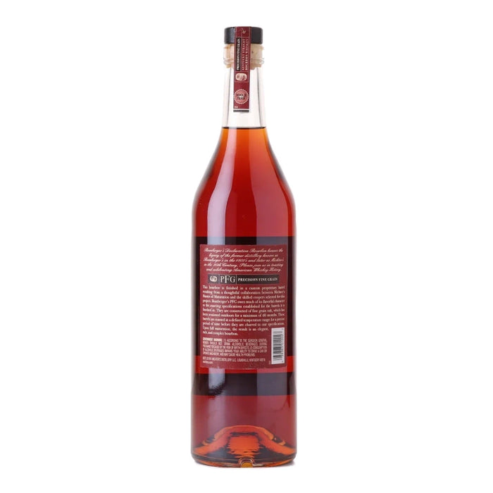 2025 Bomberger's PFG Small Batch Kentucky Straight Bourbon 750ml Back