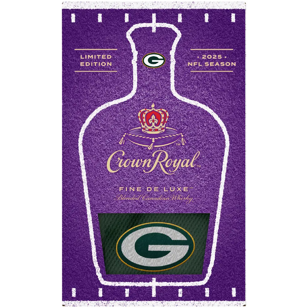 2025 Crown Royal Green Bay Packers Canadian Whisky 750ml - Cana