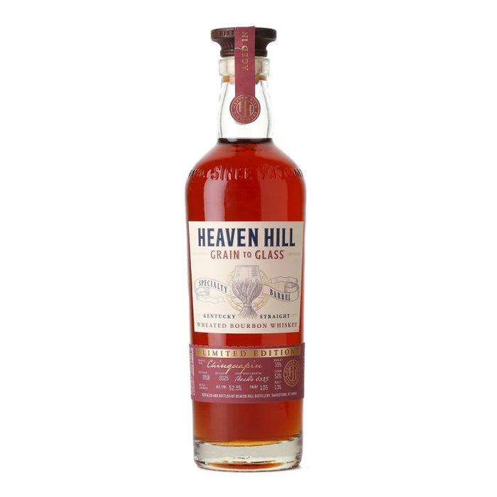 2025 Heaven Hill Grain to Glass Chinquapin Oak Kentucky Straight Wheated Bourbon Whiskey 700ml