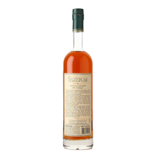 2025 Sazerac 18 Year Old Straight Rye 750ml Back
