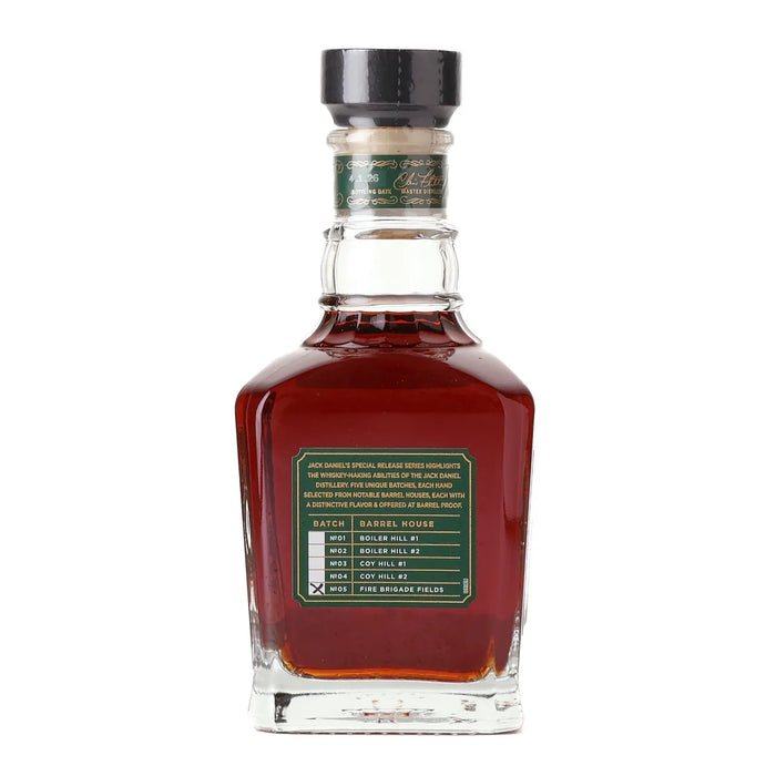 2026 Jack Daniel's Small Batch Special Release High Proof Rye Fire Brigade Fields