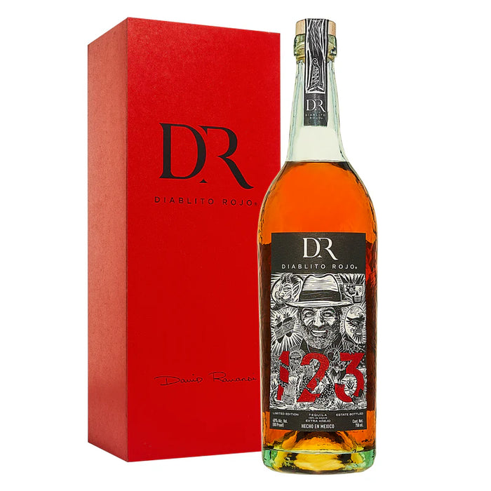 123 Tequila Diablito Rojo Extra Anejo Tequila 750ml