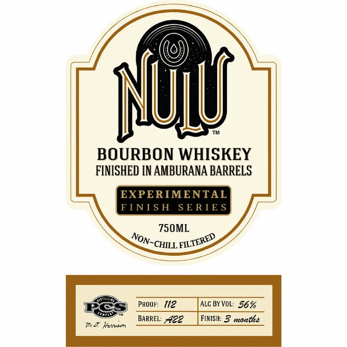 Nulu Amburana Barrel Finished Straight Bourbon Whiskey 750ml