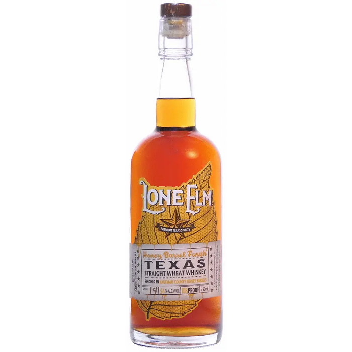Lone Elm Honey Cask Finish Wheat Whiskey 750ml