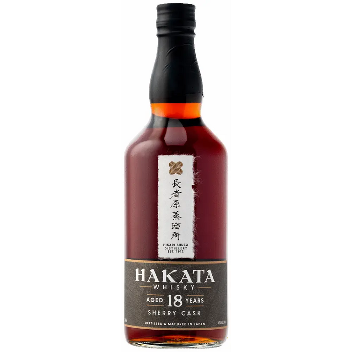Hakata 18 Year Old Sherry Cask Finish Japanese Whisky 700ml