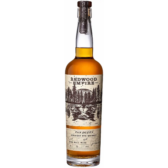 Redwood Empire Van Duzen Straight Rye Whiskey 700ml