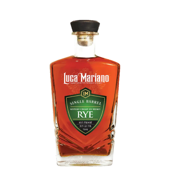 Luca Mariano Single Barrel Straight Rye Whiskey 750ml