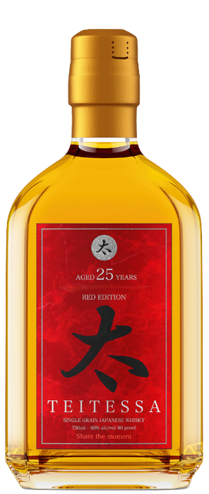 Teitessa 25 Year Old Red Edition Single Grain Japanese Whisky 750ml