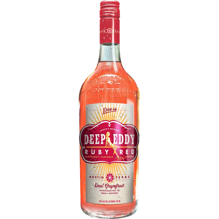 Deep Eddy Ruby Red Real Grapefruit Vodka 750ml