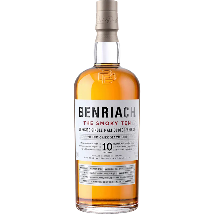 BenRiach The Smokey Ten Single Malt Scotch Whisky 750ml