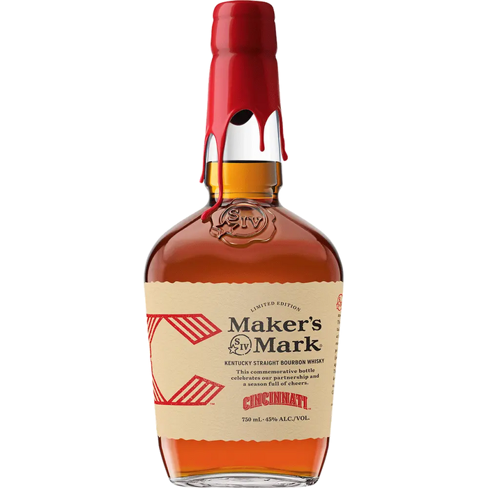 2025 Maker's Mark Cincinnati Reds Limited Edition Kentucky Straight Bourbon Whisky 750ml