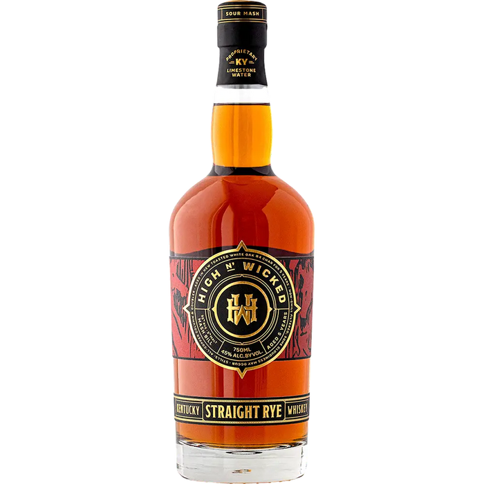 High N' Wicked Straight Rye Whiskey 750ml