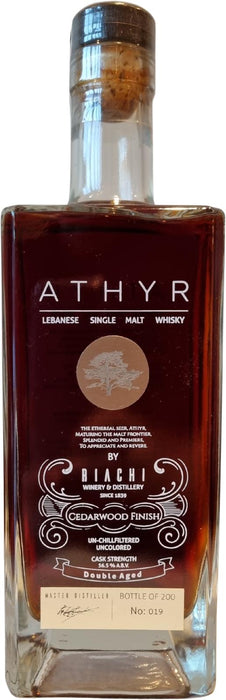 Riachi Athyr Cedarwood Finish Lebanese Single Malt Whisky 700ml