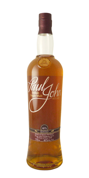 Paul John Edited Single Malt Indian Whisky 750ml