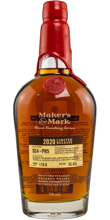 2020 Maker's Mark Wood Finishing Series SE4 x PR5 Limited Release Bourbon 750ml