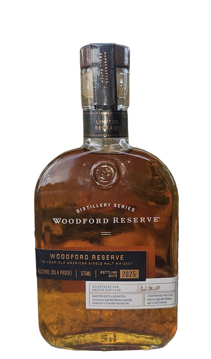 2025 Woodford Reserve Distillery Series 12 Year Old American Single Malt Whiskey 375ml