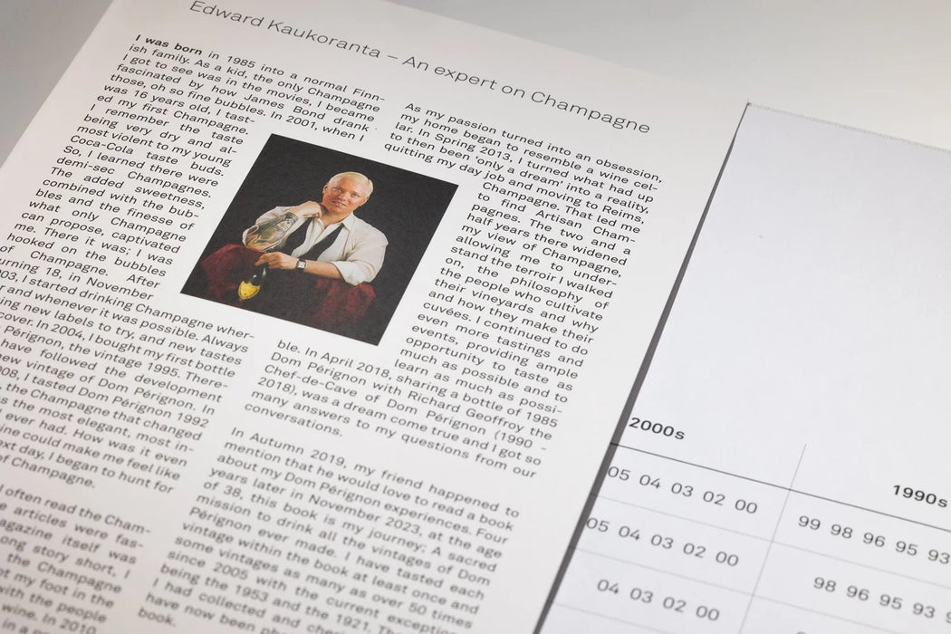 Drinking Dom Pérignon 1921 to 2013 Book - Second edition