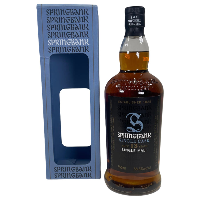 Springbank Single Cask 13 Year Old Single Malt Scotch Whisky 2003