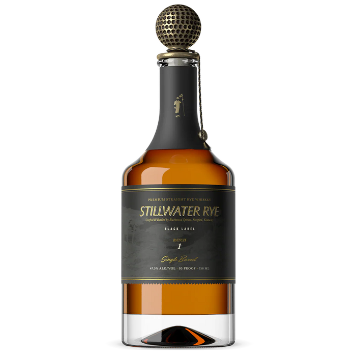 Bushwood Stillwater Black Label Straight Rye Whiskey 750ml