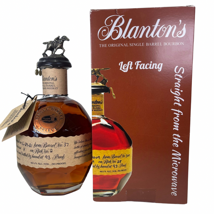 Blanton's The Original Single Barrel Left Facing Store Pick Kentucky Straight Bourbon Whiskey