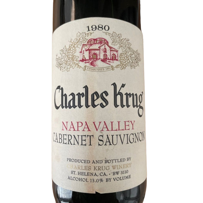 1974 Charles Krug Peter Mondavi Family Cabernet Sauvignon 750ml