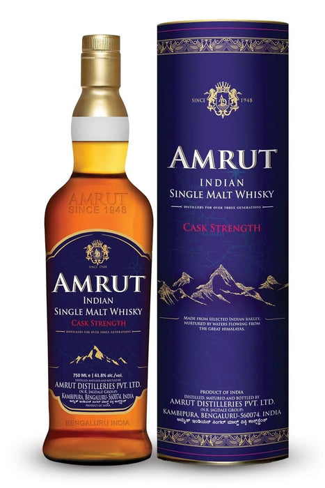 Amrut Cask Strength Single Malt Whisky 750ml