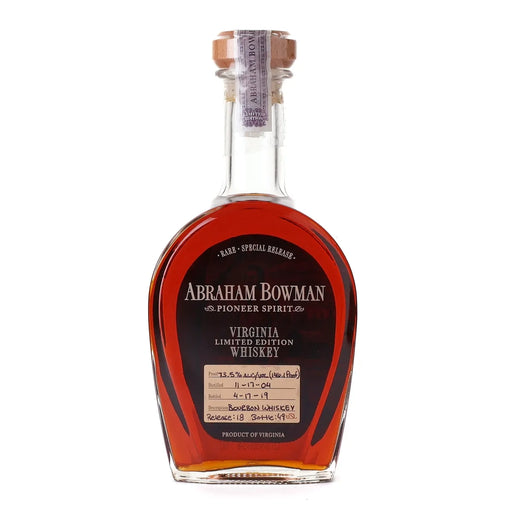Abraham Bowman 14 Year Old Bourbon Whiskey 750ml