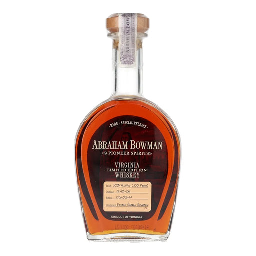 Abraham Bowman 7 Year Old Double Barrel Virginia Bourbon 750ml