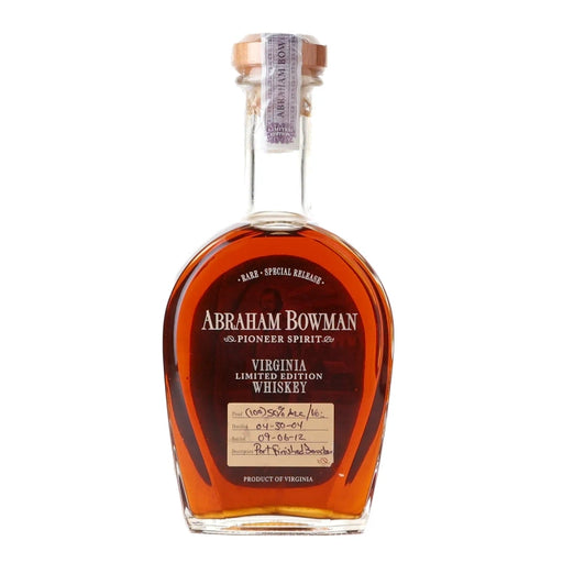Abraham Bowman 8 Year Old Port Finished Virginia Whiskey 750ml