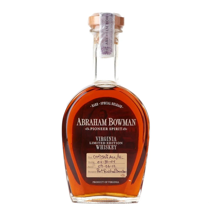 Abraham Bowman 8 Year Old Port Finished Virginia Whiskey 750ml