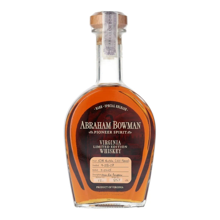 Abraham Bowman High Rye 7 Year Virginia Whiskey 750ml