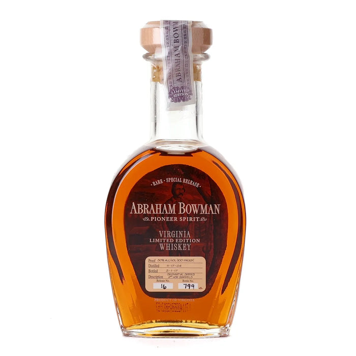 A. Smith Bowman Abraham Bowman Sequential Series Finished Virginia Whiskey 375ml