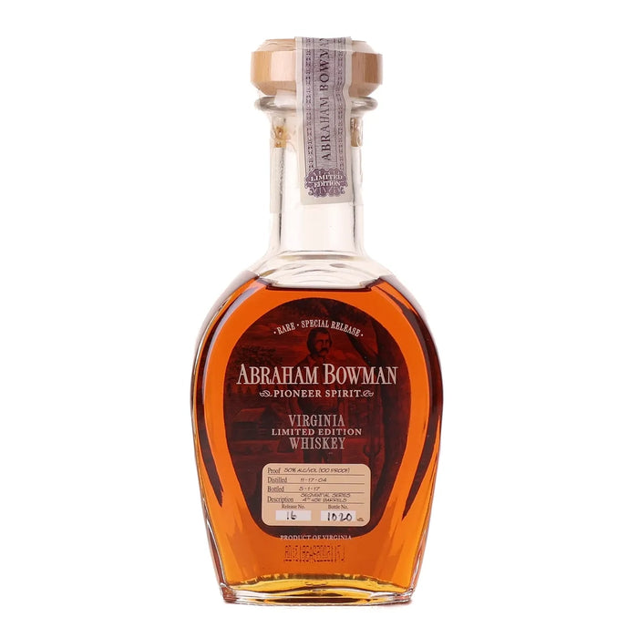 A. Smith Bowman Abraham Bowman Sequential Series Finished Virginia Whiskey 375ml