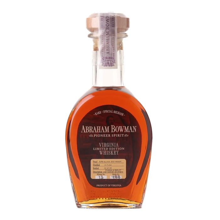 A. Smith Bowman Abraham Bowman Touriga & Merlot Wine Finished Virginia Whiskey 375ml