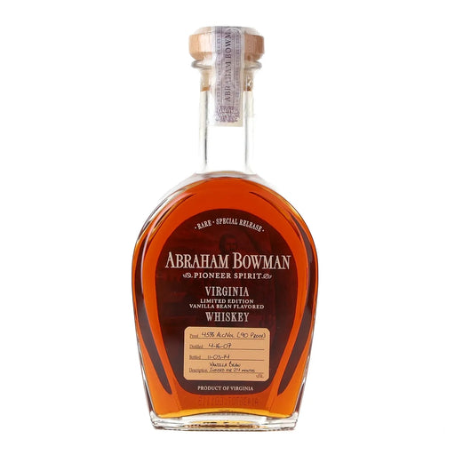 Abraham Bowman Vanilla Bean Infused Virginia Whiskey 750ml
