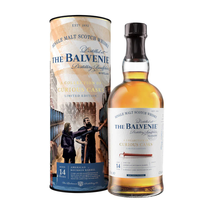 Balvenie 14 Year Old A Collection of Curious Casks American Bourbon Single Malt Scotch Whisky 750ml