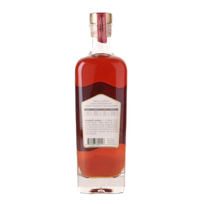 Bardstown Normandie Calvados Brandy Barrel Finish Bourbon 375ml Back