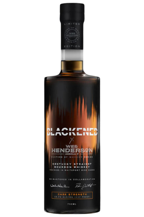 Blackened x Wes Henderson Kentucky Straight Bourbon Whiskey 750ml