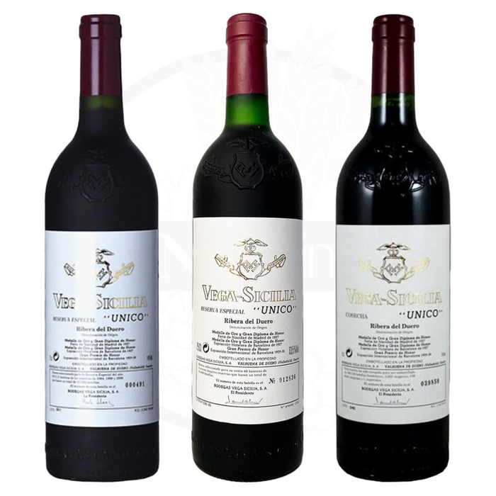 Vega Sicilia Unico Reserva Especial Bundle 750ml 3-Pack