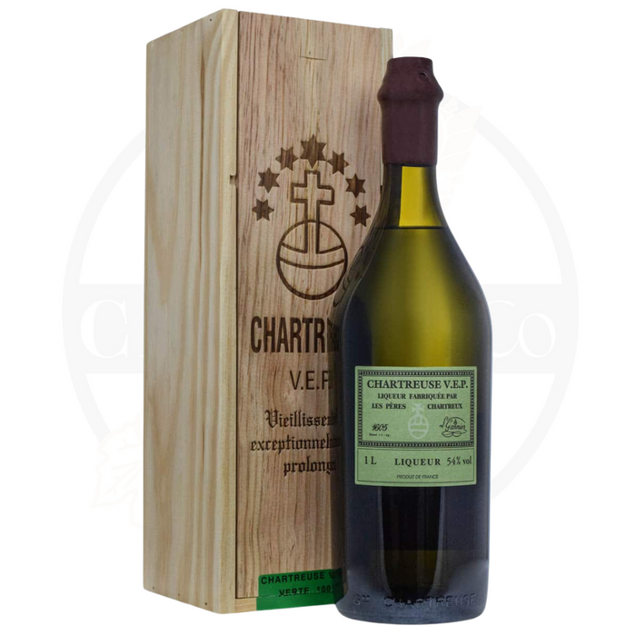 Chartreuse V.E.P. Verte Green Liqueur 1Lt