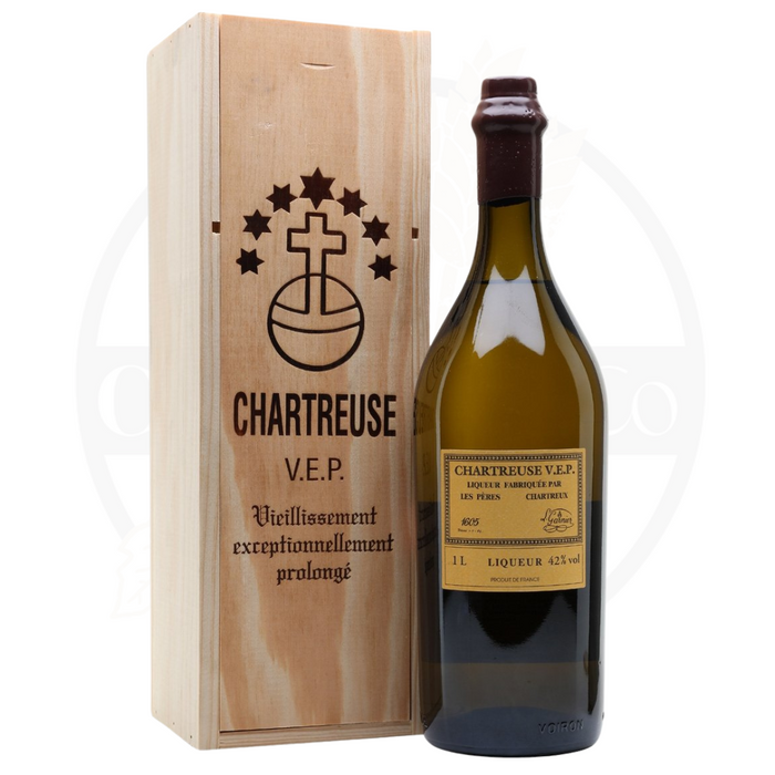 Chartreuse V.E.P. Jaune Yellow Liqueur 1Lt