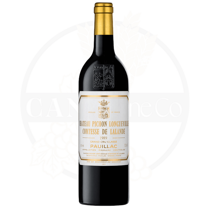 1989 Chateau Pichon Longueville Comtesse de Lalande 750ml