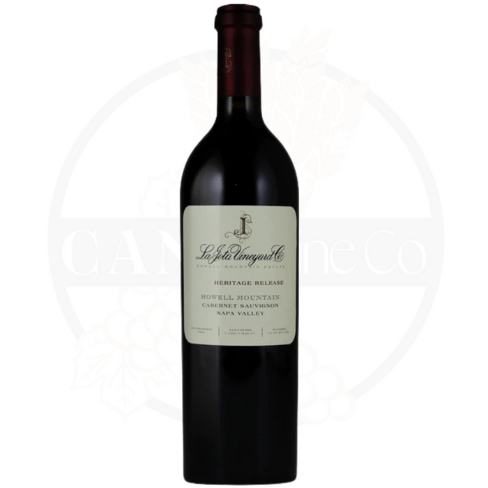 1995 La Jota Vineyard Anniversary Heritage Release Cabernet Sauvignon 750ml