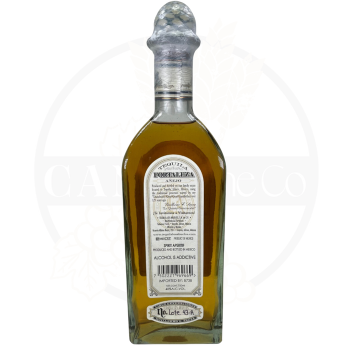 Fortaleza Anejo Lot 43-A Tequila 750ml