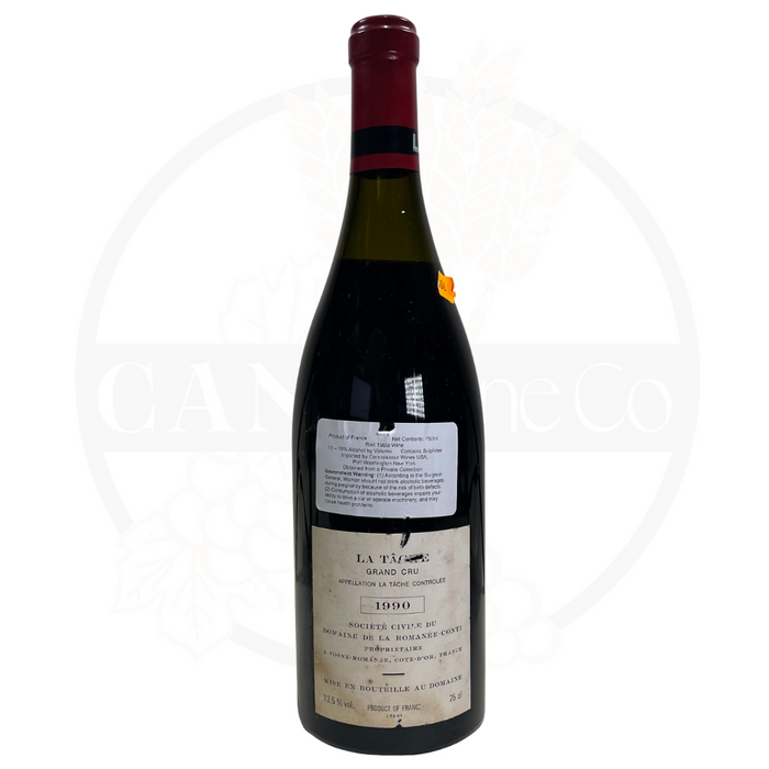 1990 Domaine de la Romanee-Conti La Tache Grand Cru 750ml