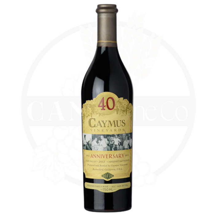 2012 Caymus Vineyards 40th Anniversary Cabernet Sauvignon 1Lt